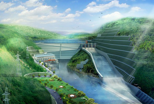 洪梅镇老挝南塔河1号水电站项目